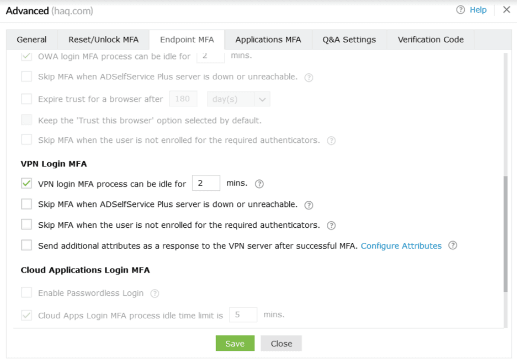 About backup codes